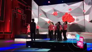 تمرین مین هو برای اجرای آهنگ،قبل از شروع جشنواره CCTV