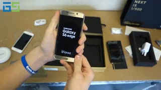 جعبه گشایی نسخه ی طلایی و بسیار محدود Galaxy S6 Edge