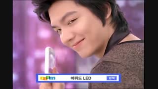 تبلیغ لی مین هو و   پارک شین هه برای رژ لب(1)