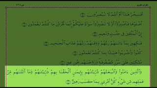 قرائت تصویری  آموزشی صفحه 524قرآن کریم