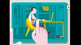 نحوه درست نشستن پشت کامپیوتر