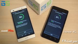 مقایسه نتایج بنچمارک Antutu در honor 4C و P8 lite