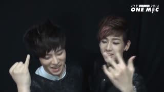 (1) jype one mic...کنسرت همگانی کمپانی 2014با حضور همه ی خانواده jyp.فراخوان