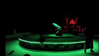 گوشه ای از اجرای تعزیه  گروه  فاطمیه زنگی آباد