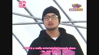 Snsd Yuri Sunhwa Hyuna funny lion pose (Yoga Class)