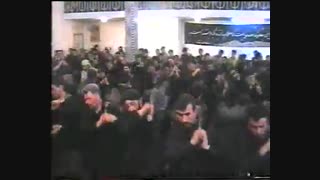 مراسم عزاداری شهر زرنق   مسجد جامع  هیئت زنجیر زنی  مداح اهل بیت کربلایی غلام طالبی فیلمبرداری دریا