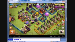 کلش هک شده با جم و اکسیر و دارک اکسیر بی نهایت و قابل عضو شدن در کلن کستل