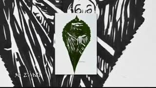 هنرمندی یک جوان ایرانی بر روی برگهای درخت