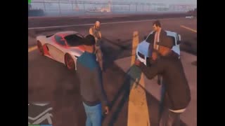 مسابقه با دوستان در بازی زیبای GTA V ONLINE