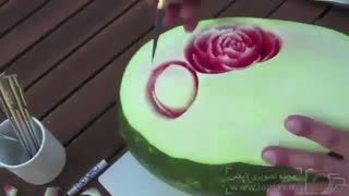 تزئین زیبای هندوانه