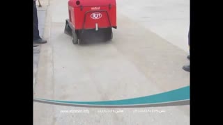 نظافت محوطه کارخانه های سیمان  - جاروب خودرویی برای نظافت محوطه های صنعتی