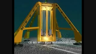 نصب و راه اندازی شمع پین دار در بستر دریا/Installation of pin piles on the seabed