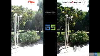 مقایسه کیفیت فیلمبرداری Ascend G7 و P8 lite