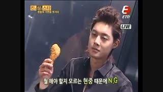 kim hyun joong - Chicken Commercial 4