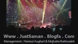 قسم  سامان جلیلی در کنسرت 12 بهمن