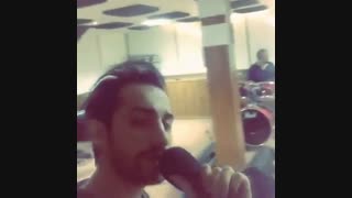 تمرین خوانندگی سامان جلیلی برای آلبوم پرتگاه