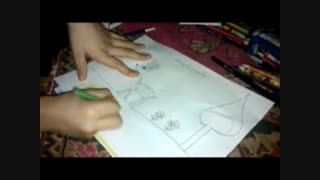 نقاشی کودکان بستان در حمایت از  آهوی ریم کرخه