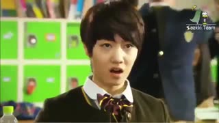 پشت صحنه باحال school 2013 -کیم وو بین و لی جونگ سوک و...