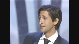 آدرین برودی برنده اسکار 2003