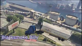 عجیب ترین پرش من در بازی gtav