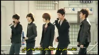 اجرای آهنگ فوق العاده زیباوغمگینboleroازگروهtvxqدرژاپن-زیرنویس فارسی(نبینی سرت کلاه رفته!)