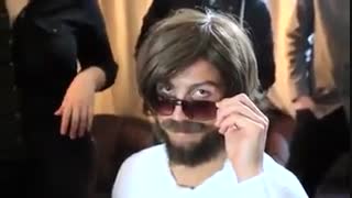 رونالدو با گریم و لباس مبدل در خیابان و در حضور مردم