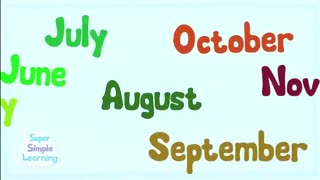 Learn Months - video
