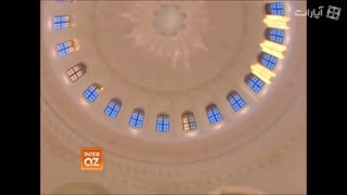 بزرگترین فرش ماشینی جهان در مسجد حیدر باکو پاکسازی پوست