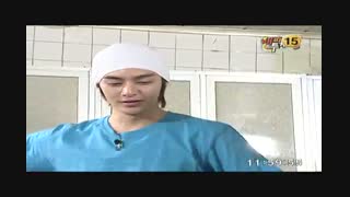 موج مکزیکی رفتن کیم جون (ووبین تو پسران برتر از گل)در برنامه رانینگ من