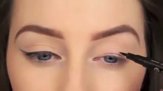 روشی جدید و راحت برای کشیدن خط چشم