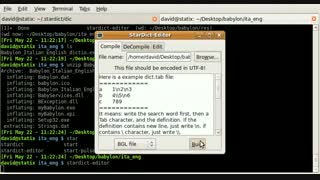تبدیل دیکشنری‌های بابیلون