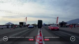 مسابقه دو لامبورگینی هوراکان