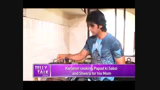 غذا پختن کارانویر واسه مامانش