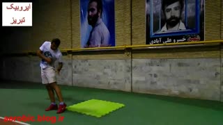 ورزش ایروبیک آقایان در "ایروبیک تبریز" - مرحله دوم
