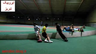 ورزش ایروبیک آقایان در" ایروبیک تبریز"-مرحله پنجم(آخر)