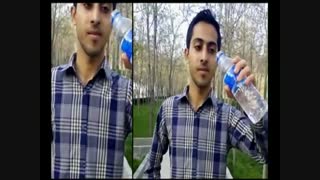 نمایش کنترل آب، نگه داشتن آب روی هوا!!!!!!