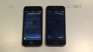 تست سرعت عملکرد iOS 8.4 در برابر iOS 9 بتا 5