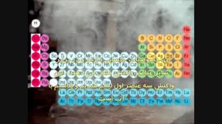 واکنش مهیب عناصر با آب