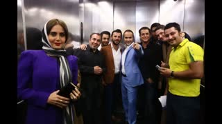 حرکات جالب و دیدنی الناز شاکر دوست و محمدرضا گلزار