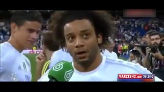 شوخی جالب رونالدو و رودریگز با مارسلو