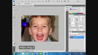 ازبین بردن قرمزی چشم در عکس