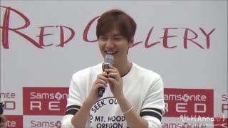 لی مین هو تو مراسم کمپانی Samsonite Red پری روز