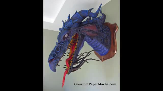 ساخت اژدها با کاغذ مچاله شده - نماشا