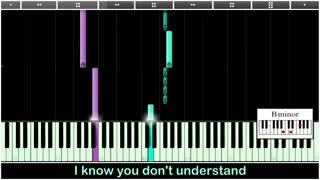 ورژن پیانو موزیک آهنگ High By The Beach از Lana Del Rey با Synthesia