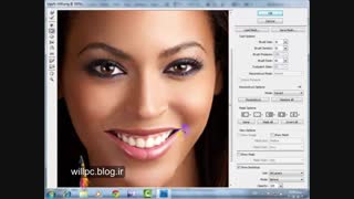 کوچک و بزرگ کردن اجزای صورت در فتوشاپ