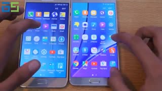 مقایسه سرعت میان Galaxy Note5 و Galaxy A8