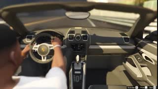 پورشه برای GTA V به همراه پلاک گذر موقت