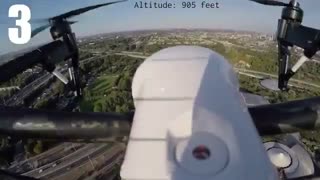 سقوط گلکسی نوت 5 از ارتفاع 900 فوت