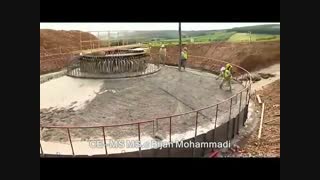 اجرای فونداسیون توربین بادی در خشکی /Implementation of onshore wind turbine foundations