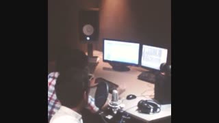 کلیپ کوتاهی از آهنگسازی و خوانندگی یوسف زمانی در استدیو Red